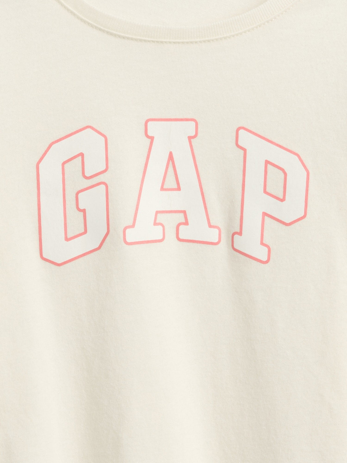 Krem Gap Grafik Baskılı T-shirt