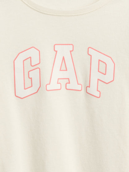 Krem Gap Grafik Baskılı T-shirt