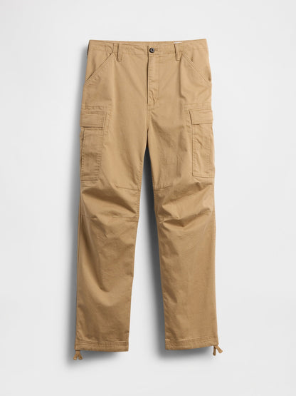 Kahverengi Baggy Kargo Pantolon