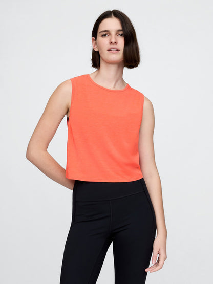 Turuncu Gapfit Breathe Crop T-shirt