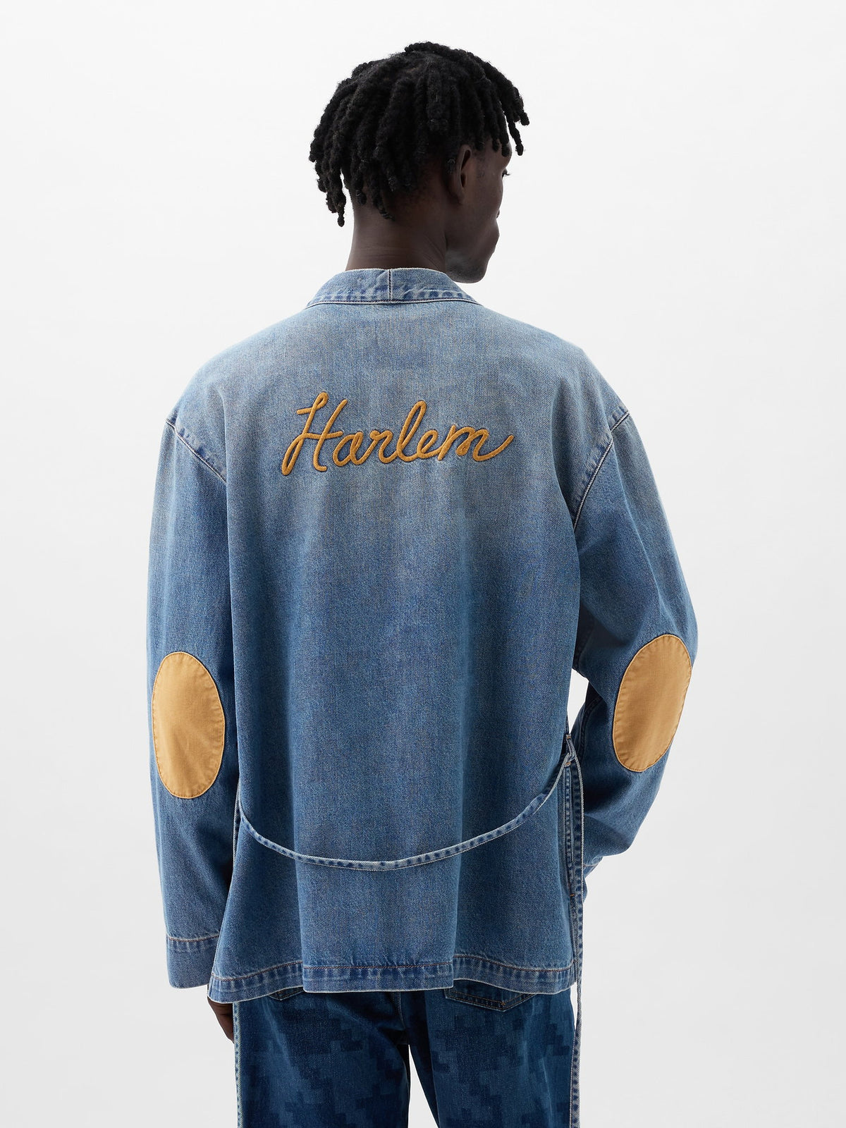Açık Mavi Dap × Gap Organik Denim Wrap Ceket
