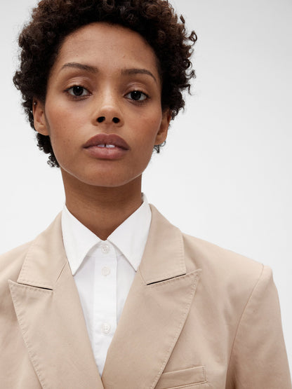 Bej Gapstudio Twill Tailored Blazer Ceket