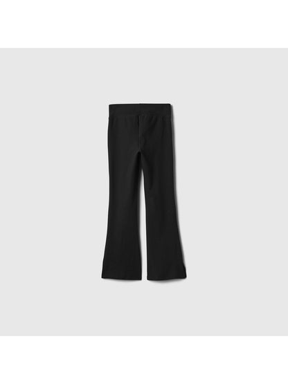 Gri Streç Jersey Legging Flare Tayt