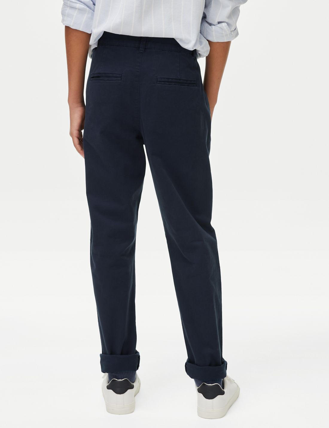 Pamuklu Chino Pantolon (6-16 Yaş)