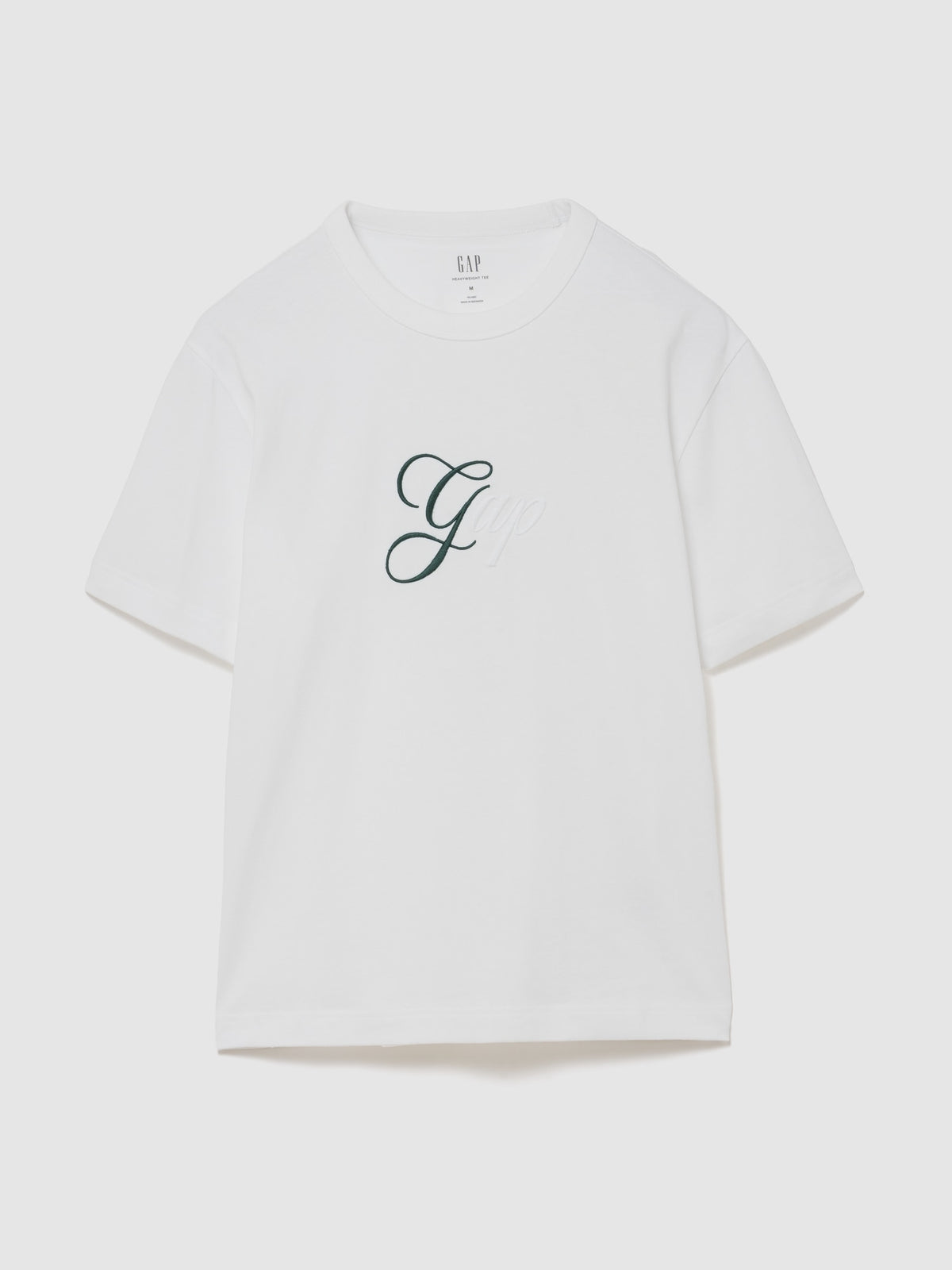 Kırmızı Heavyweight Tonal Gap Logo T-shirt