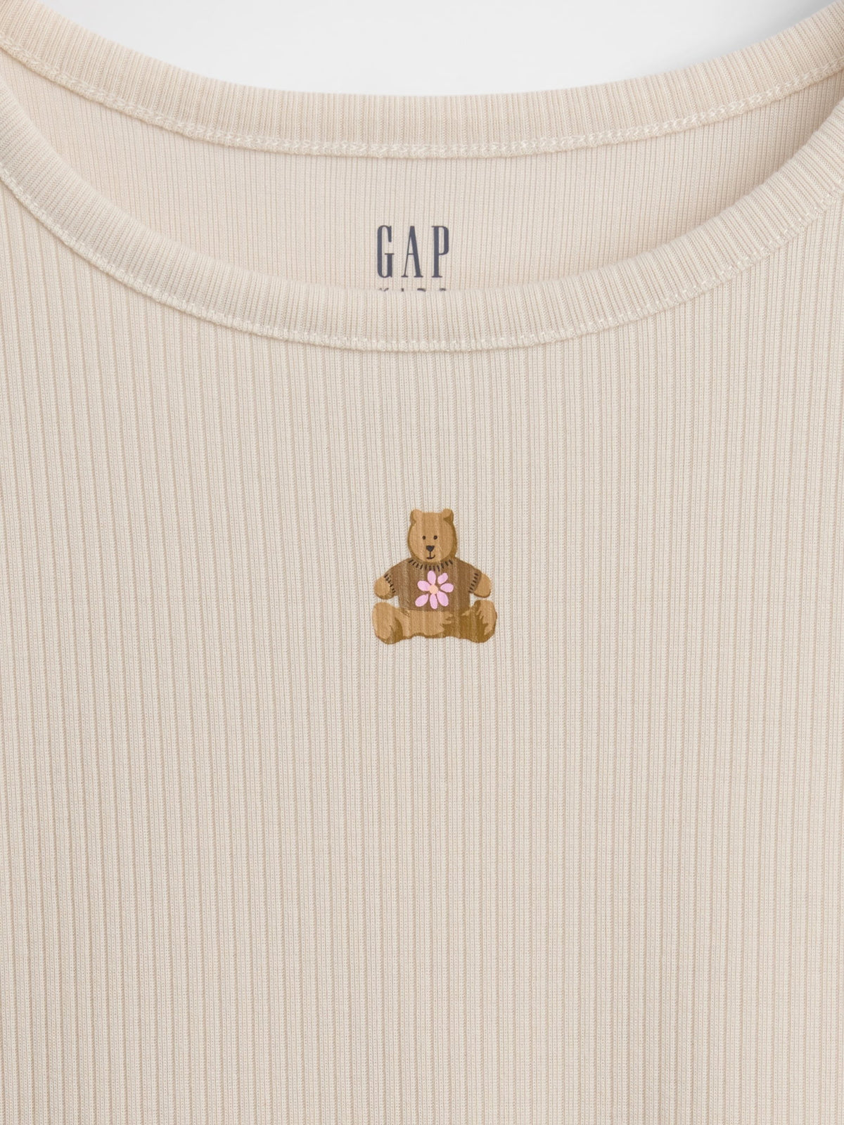Gri Recycled Fitilli Brannan Bear Pijama Şort Takım
