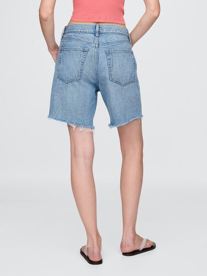 Mavi 8 Mid Rise '90s Loose Denim Bermuda Şort