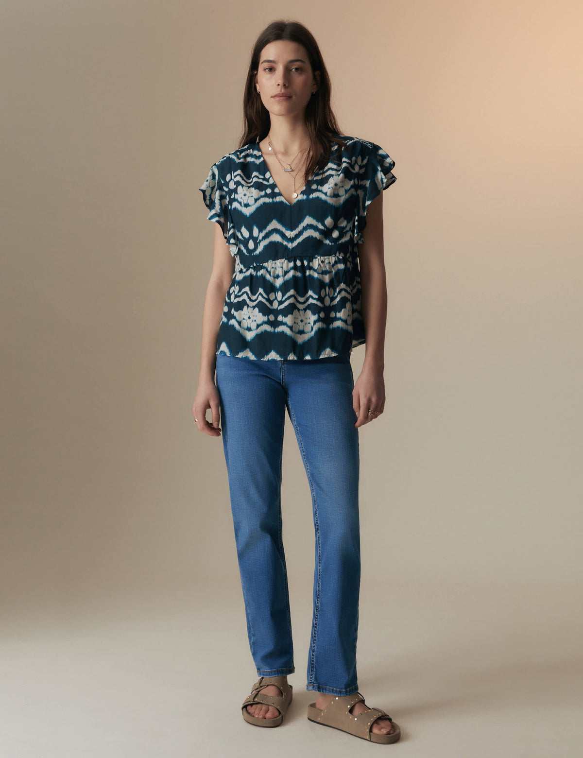 Tencel ™ Straight Leg Jean Pantolon