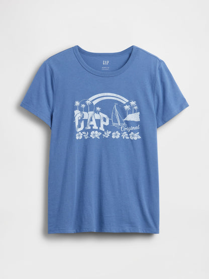 Mavi Favorite Grafik Baskılı T-shirt