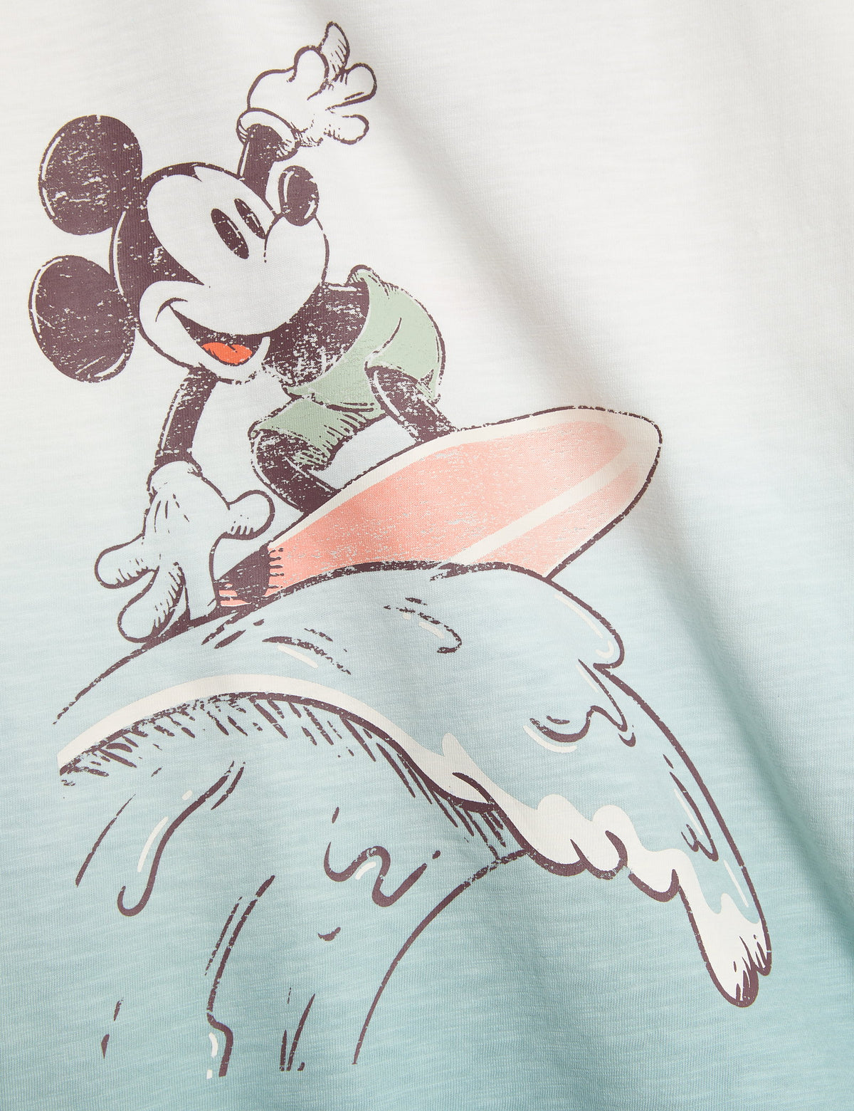 Saf Pamuklu Mickey Mouse:trade_mark: Tişört (1-8 Yaş)