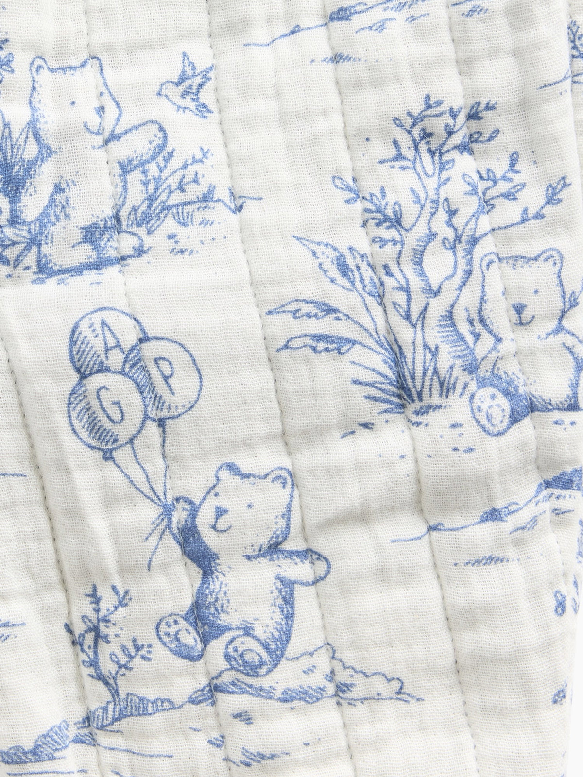 Çok Renkli Baby Kapitone Gauze Pull-on Pantolon