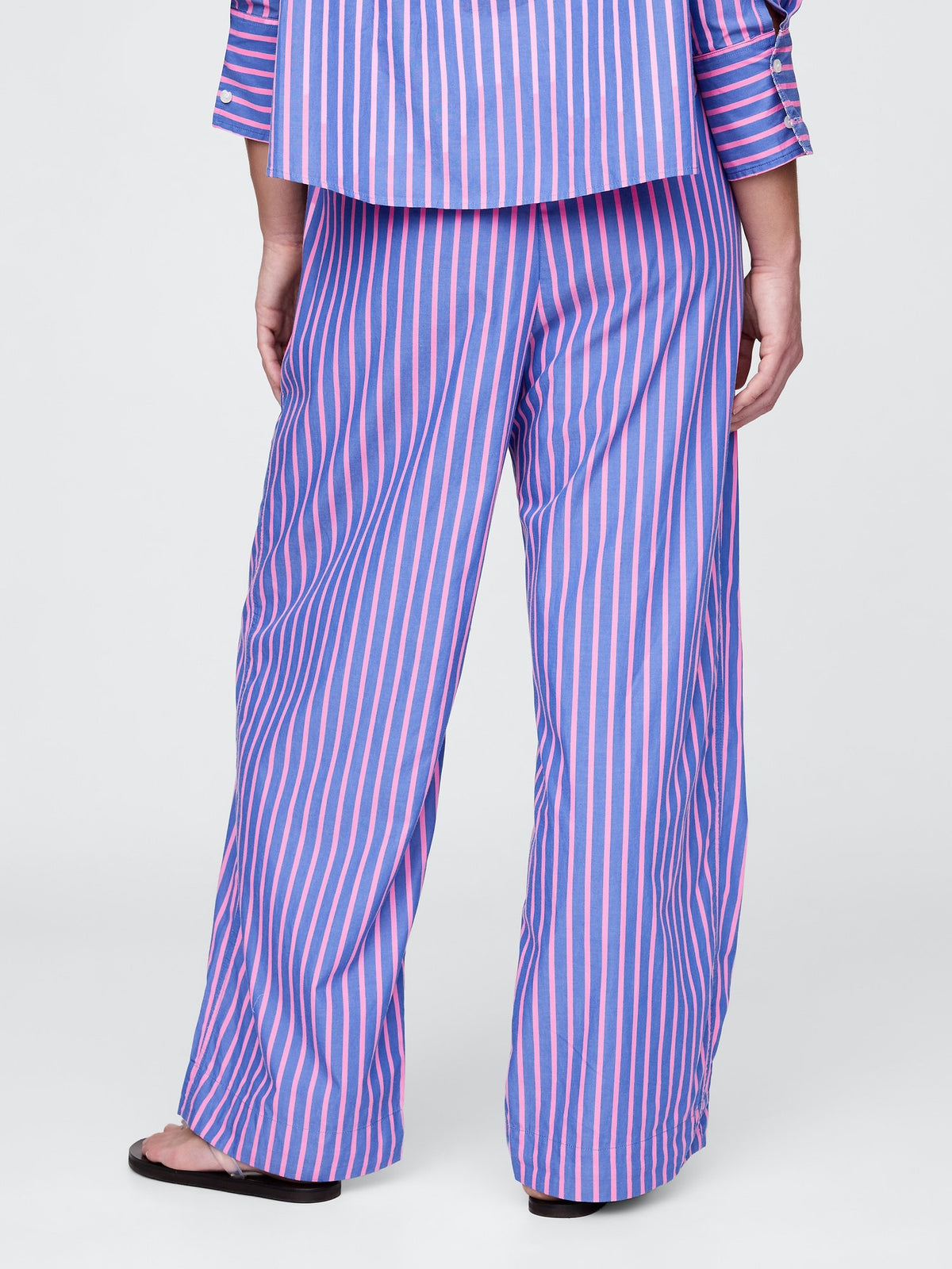 Mavi %100 Organik Pamuk Poplin Easy Wide-leg Pantolon