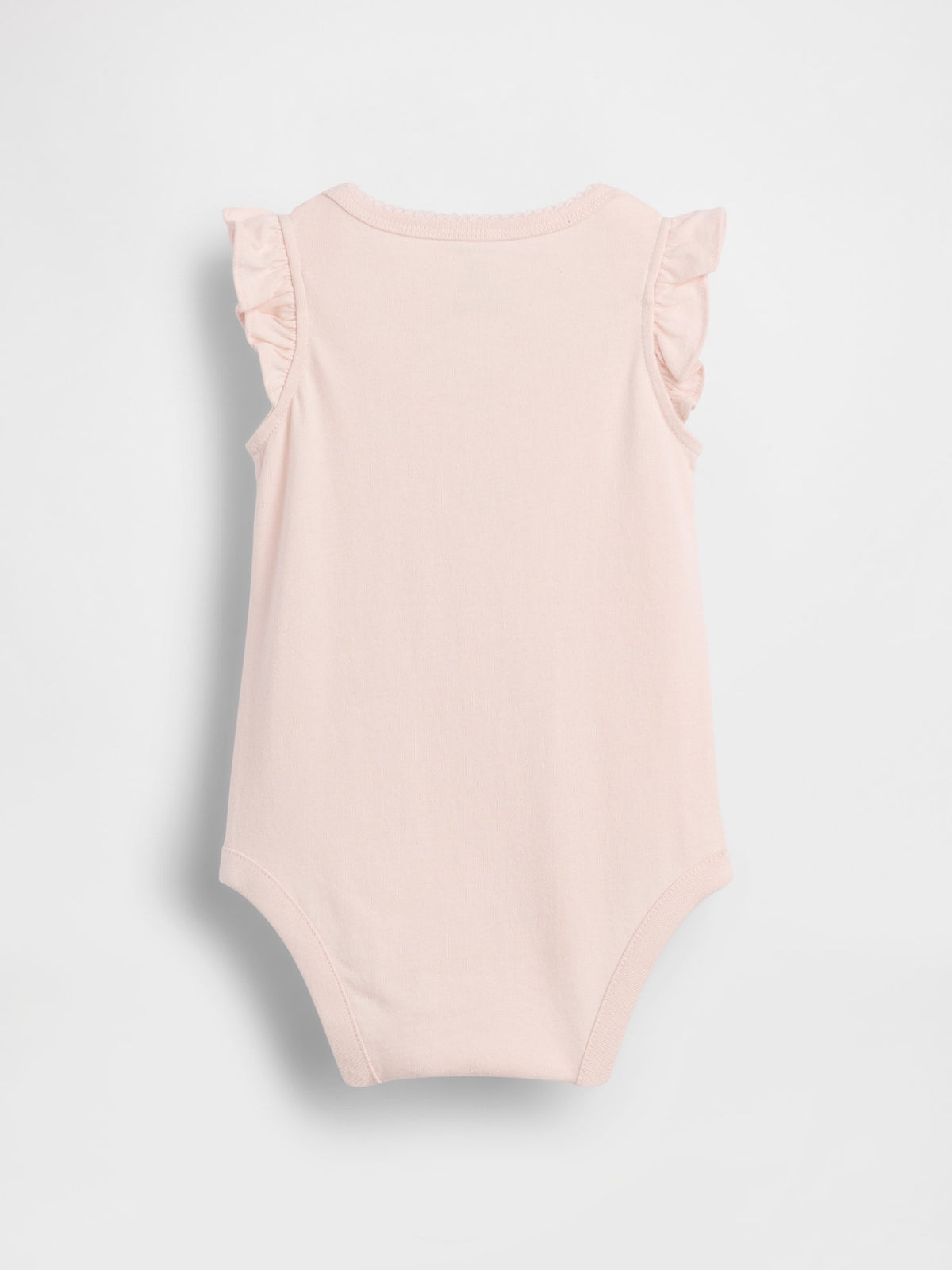 Açık Pembe Organik Pamuk Grafik Baskılı Bodysuit