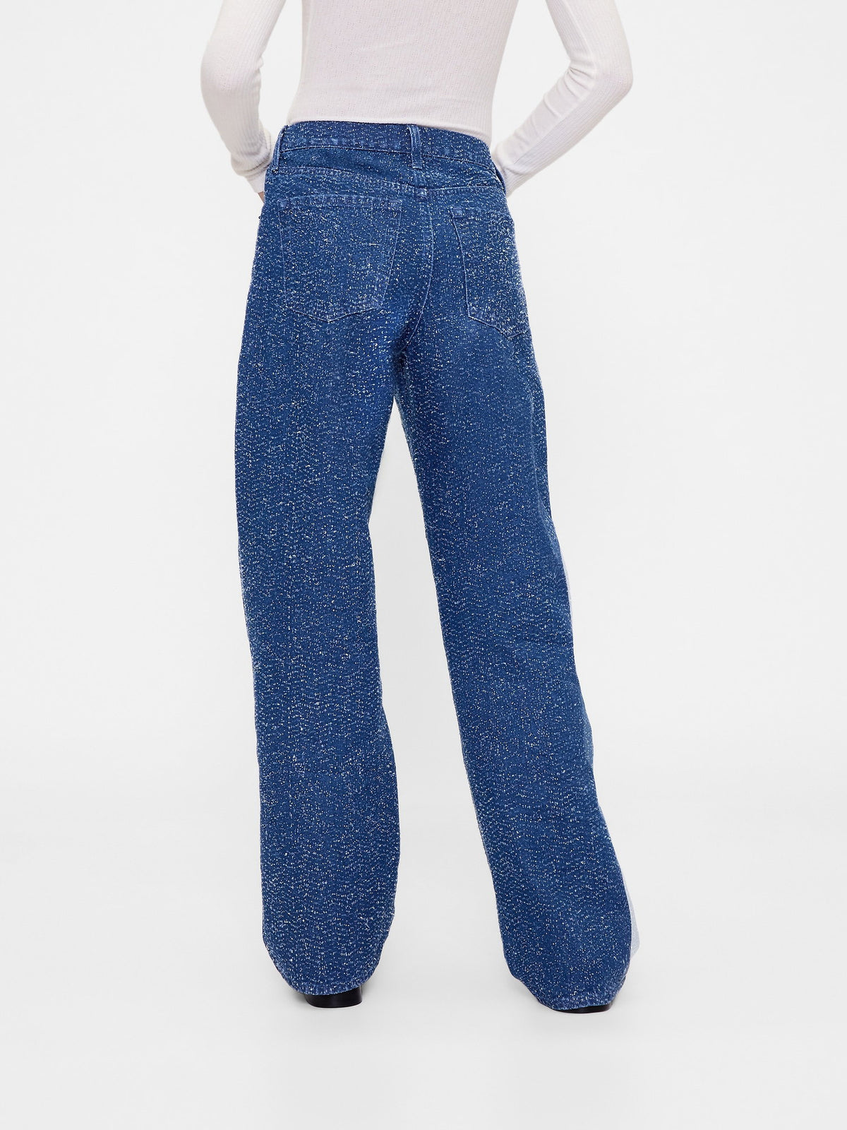 Mavi Gapstudio Low Rise Denim Tweed Loose Jean Pantolon