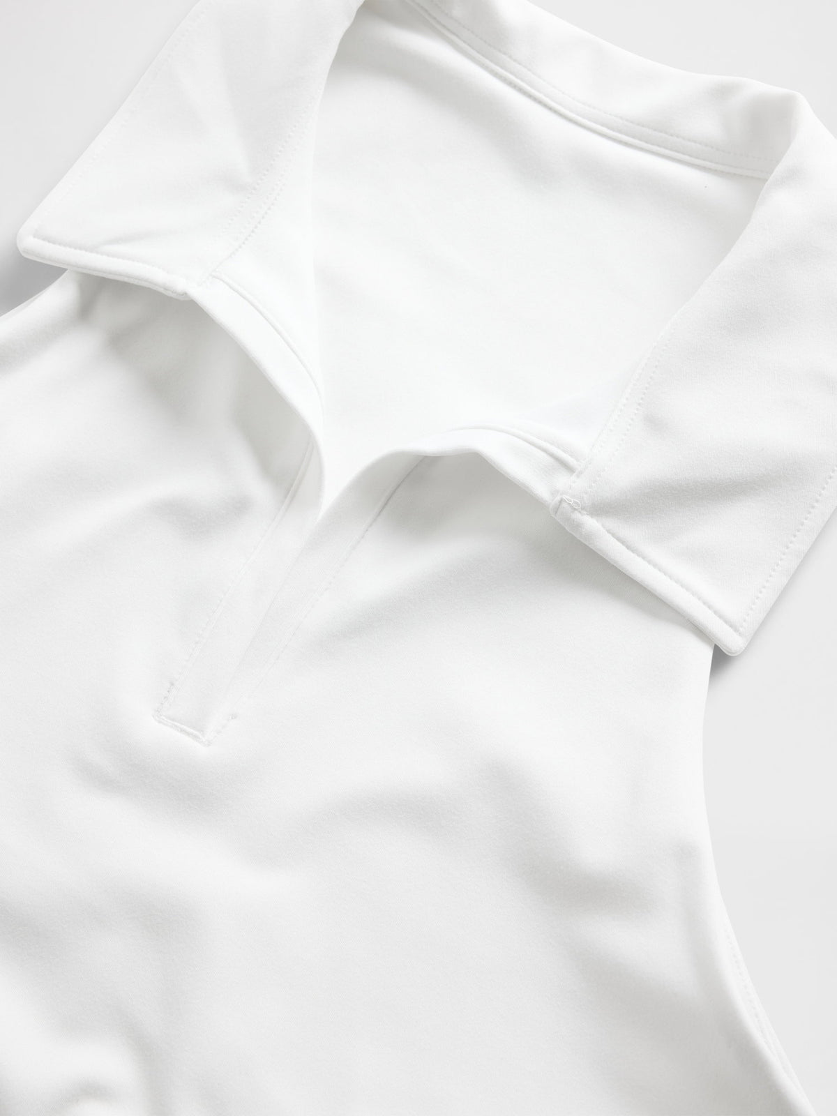Beyaz Gapfit Power Polo Yaka T-shirt