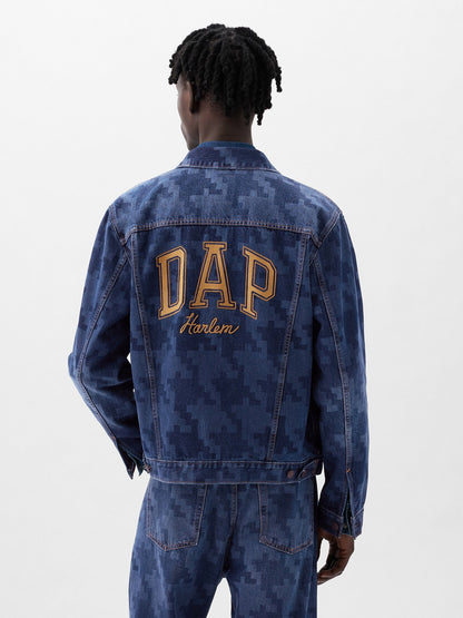 Koyu Mavi Dap × Gap Organik Pamuk Icon Denim Ceket