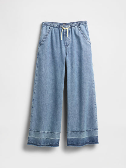 Denim Mavi Kids Ultrasoft Kolay Baggy Jean Pantolon