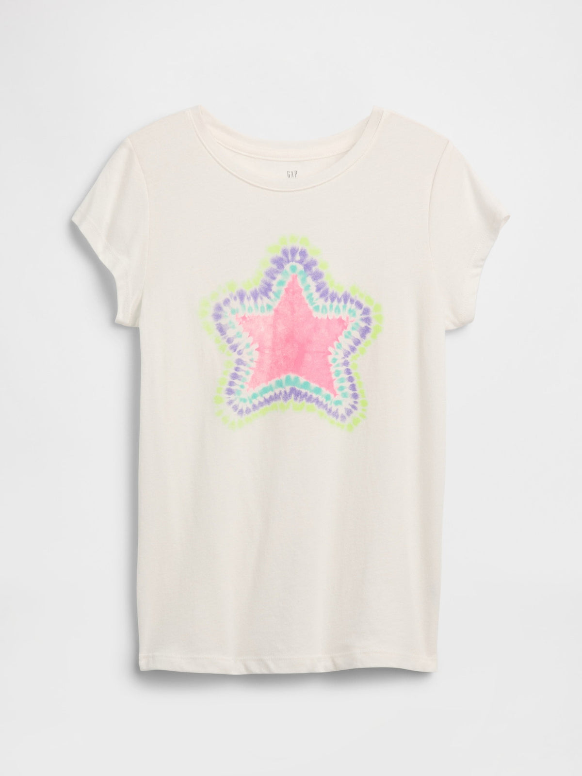 Beyaz Grafik Baskılı T-shirt