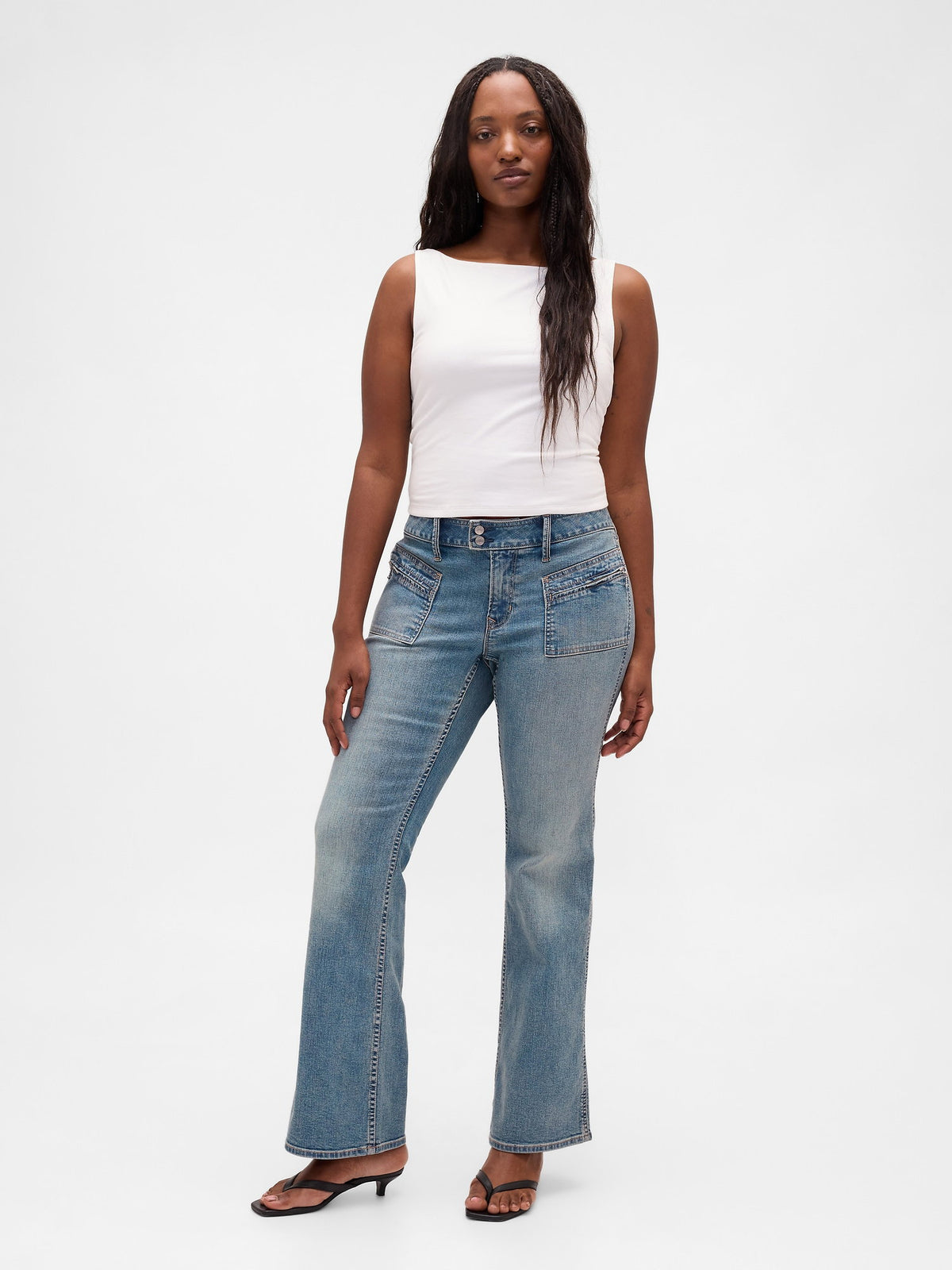 Mavi Low Rise Long & Lean Jean Pantolon