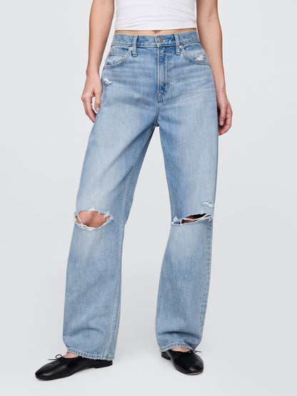 Mavi High Rise Barrel Jean Pantolon