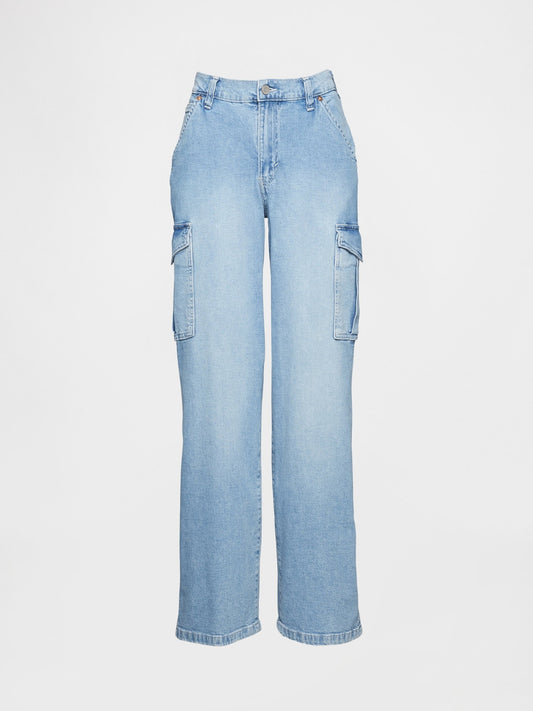 Mavi Mid Rise '90s Loose Kargo Jean Pantolon