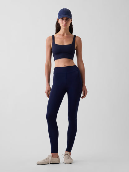 Lacivert Gapfit Yumuşak Kare Yaka Spor Sütyeni