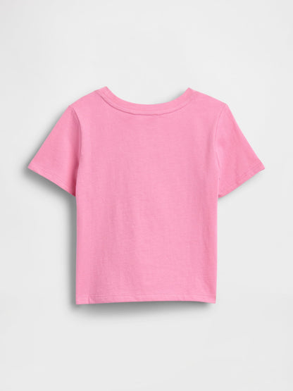 Pembe Mix & Match Grafik Baskılı T-shirt
