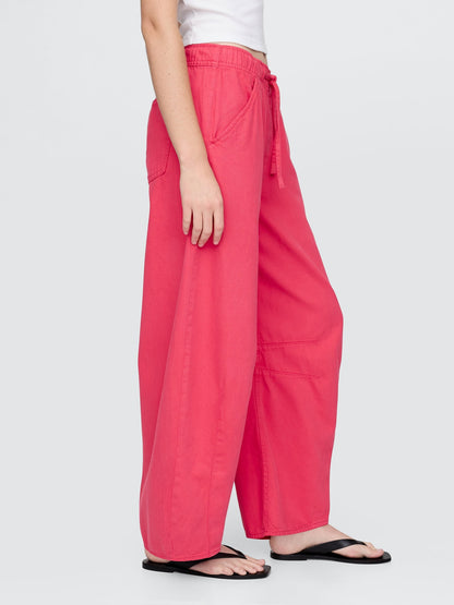 Pembe Mid Rise Ultrasoft Easy Horseshoe Jean Pantolon