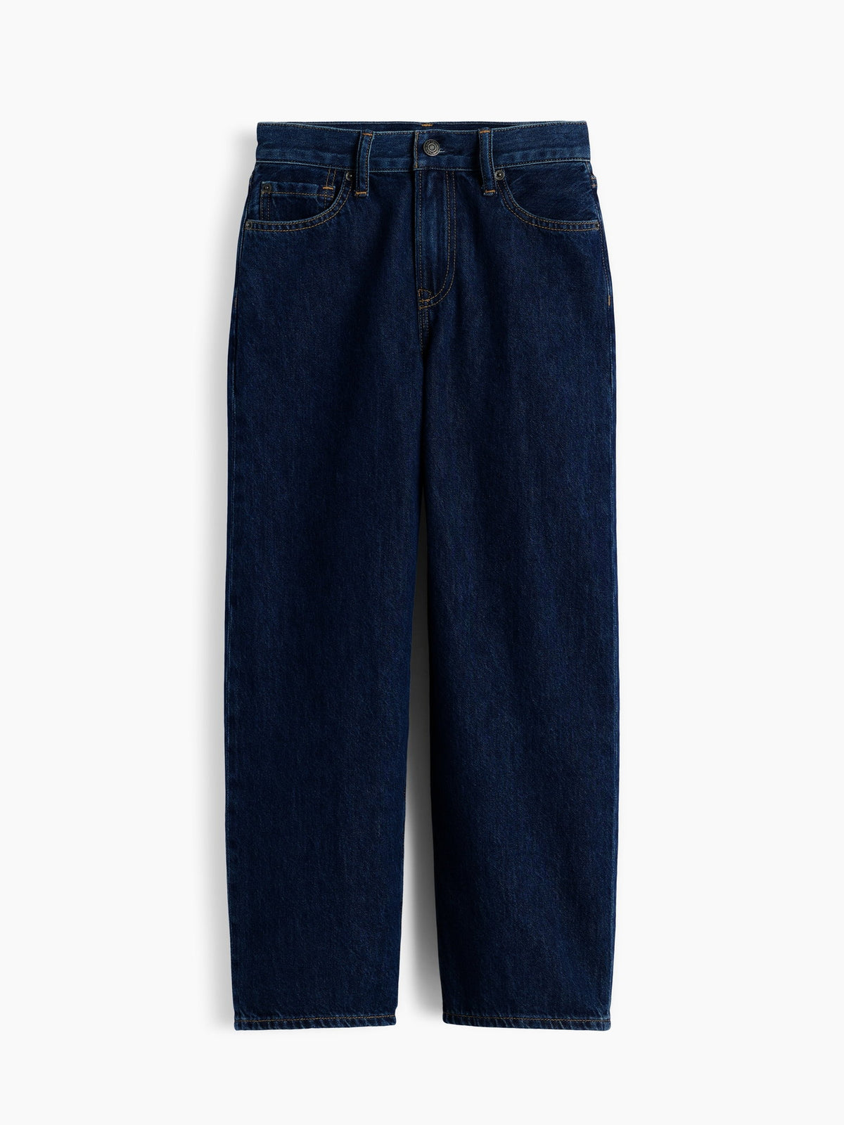 Koyu Mavi Baggy Jean Pantolon