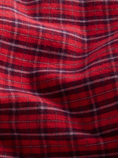 Koyu Kırmızı Softest Flannel Pijama Altı