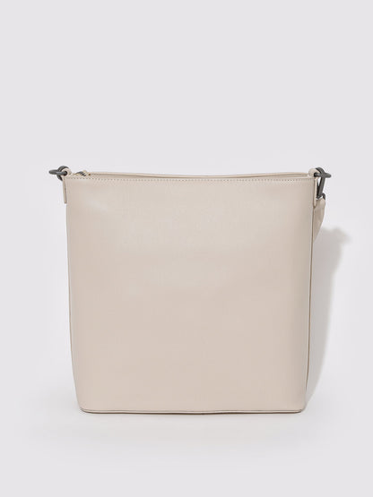 Bej Gap Logo Omuz Çantası
