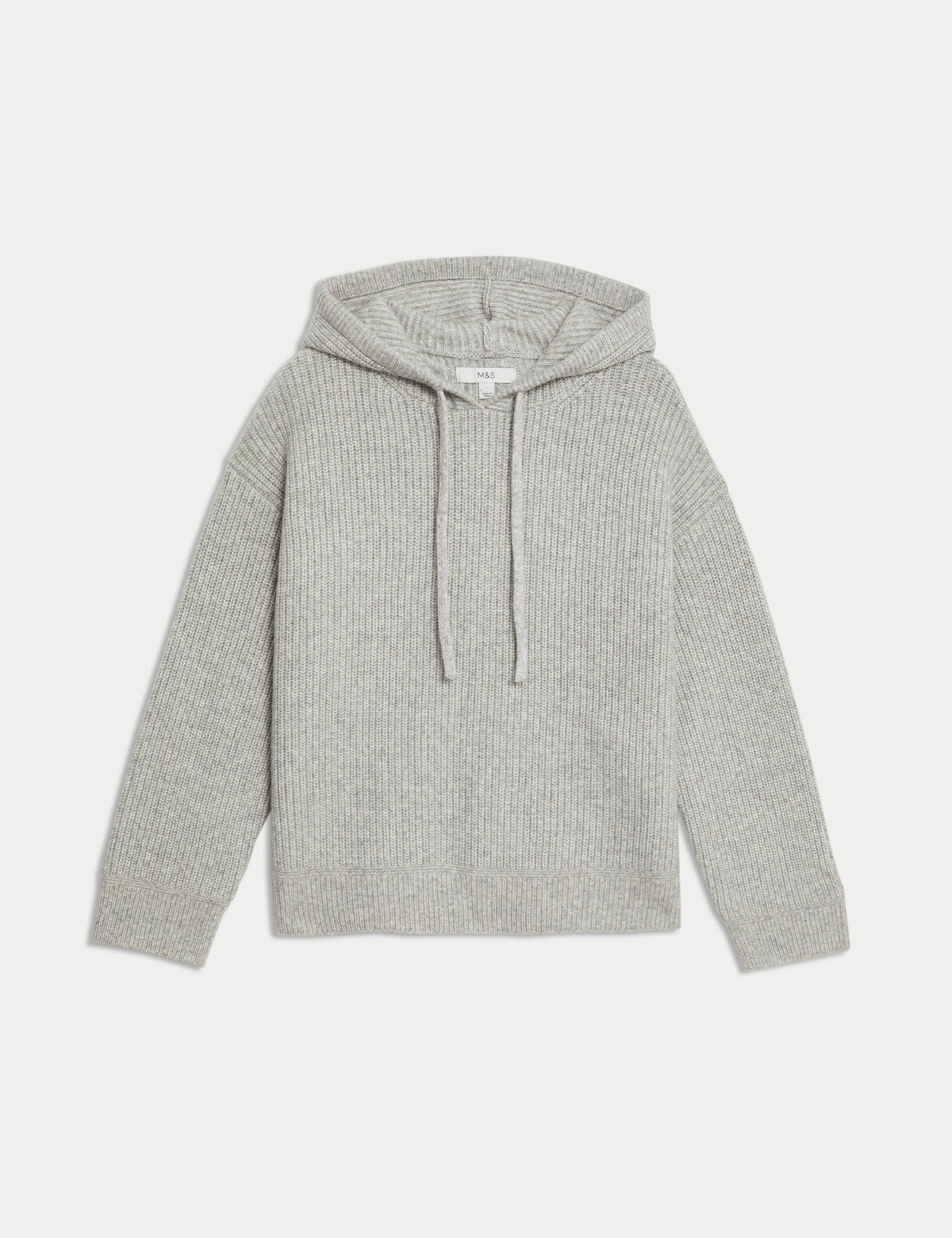 Kapüşonlu Örme Sweatshirt