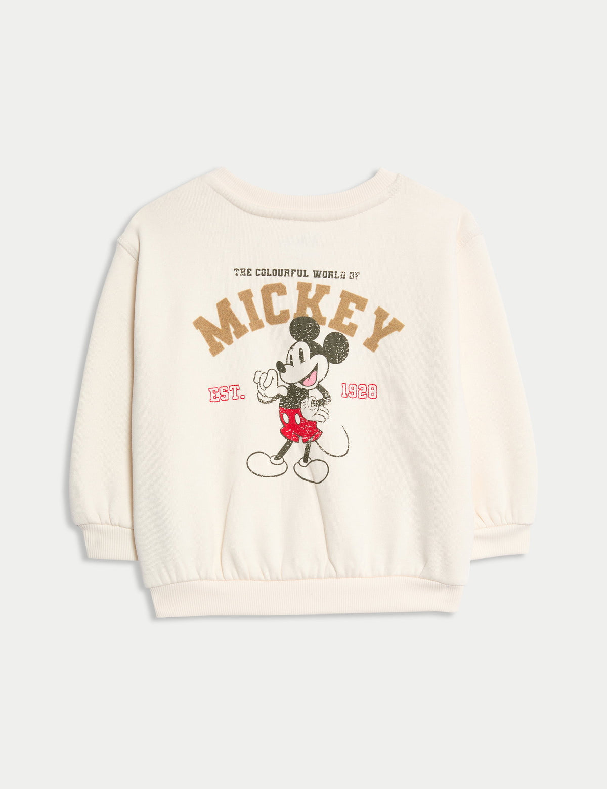 Pamuk Karışımlı Mickey Mouse™ Sweatshirt (0-3 Yaş)