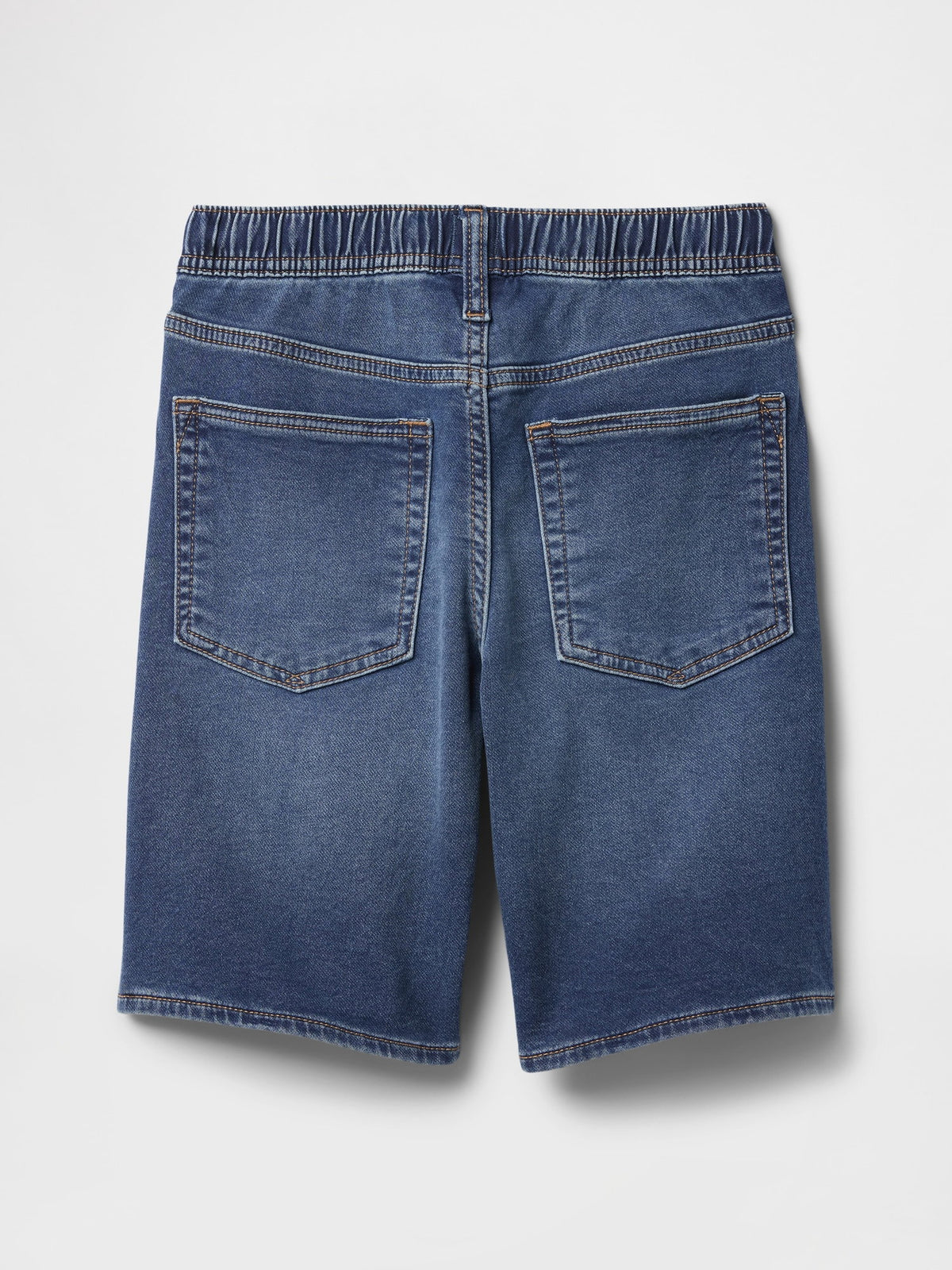 Lacivert Pull-on Sweatpant Jean Şort