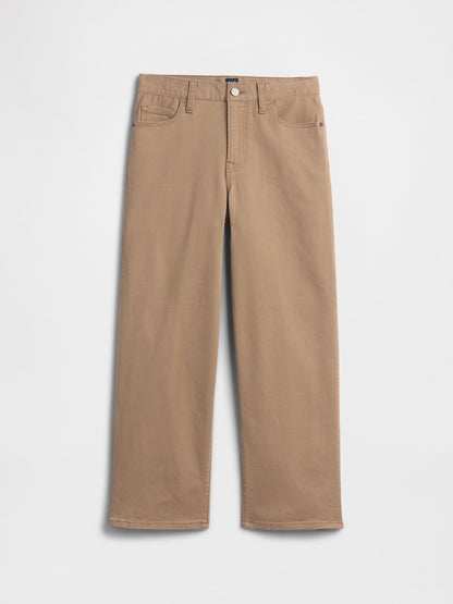 Açık Kahverengi Baggy Jean Pantolon