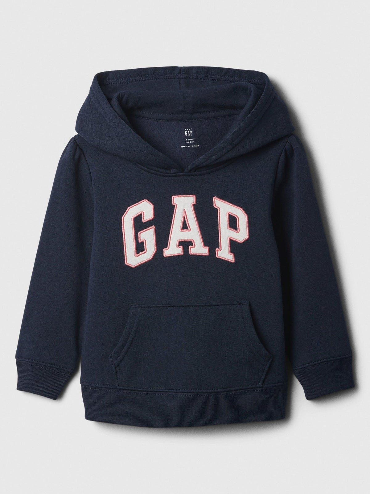 Lacivert Gap Logo Kapüşonlu Fleece Sweatshirt