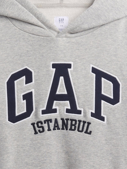Gri Relaxed Gap Istanbul Logo Sweatshirt