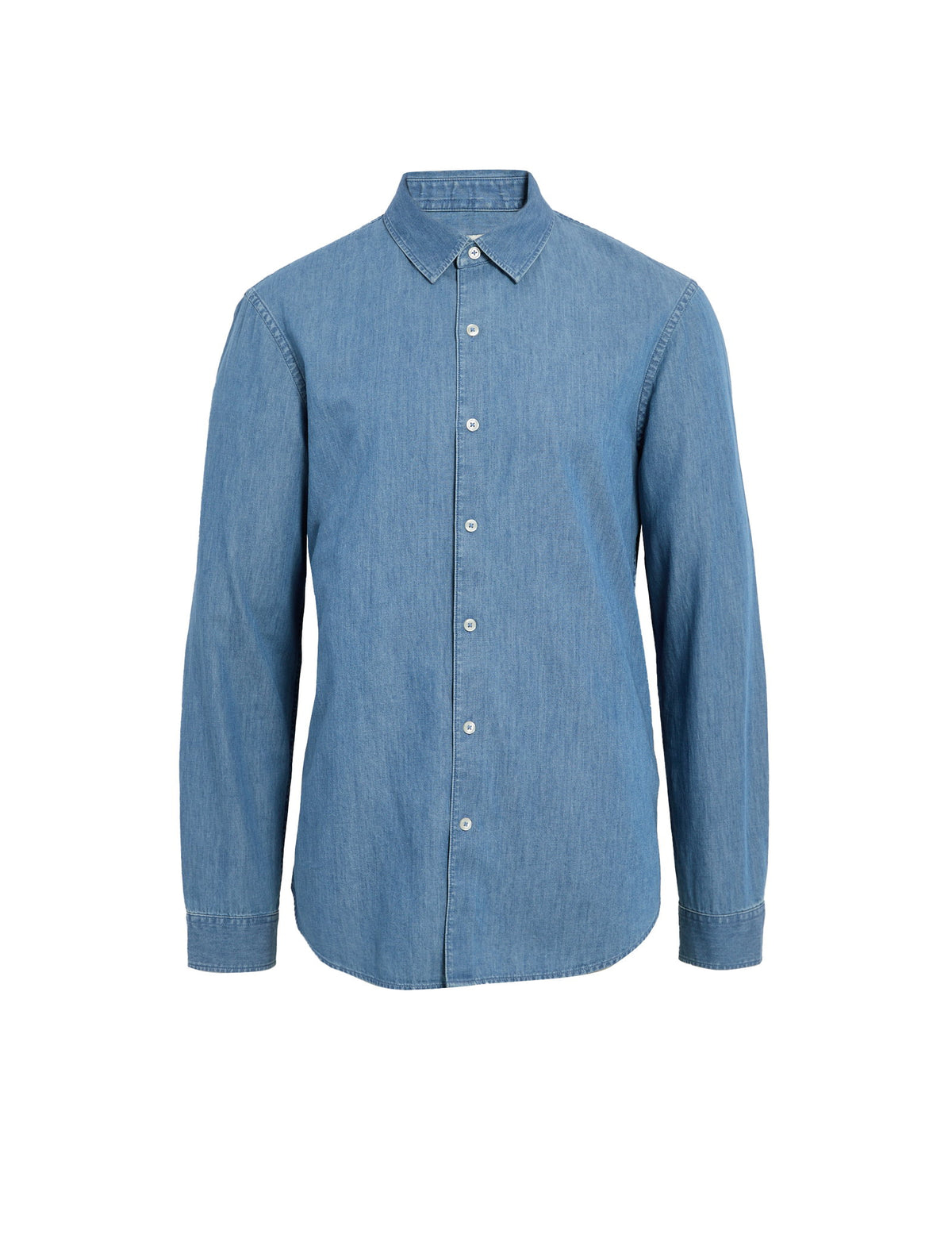 Regular Fit Uzun Kollu Denim Gömlek?