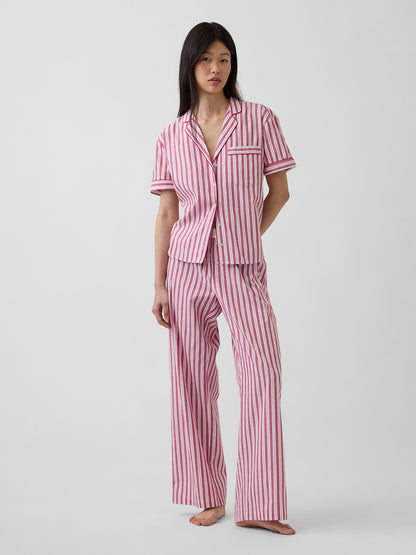 Kırmızı Poplin Pijama Altı