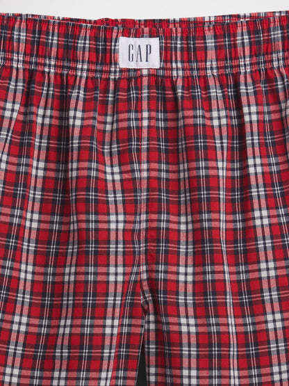Kırmızı Recycled Boxer Şort Pijama Altı