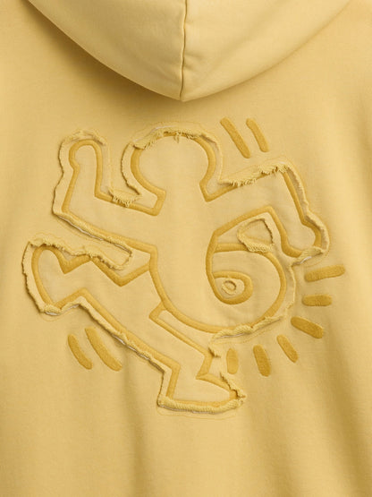 Hardal Keith Haring Heavyweight Crop Fermuarlı Sweatshirt