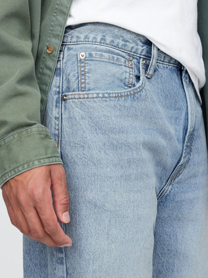 Açık Mavi '90s Loose Jean Pantolon