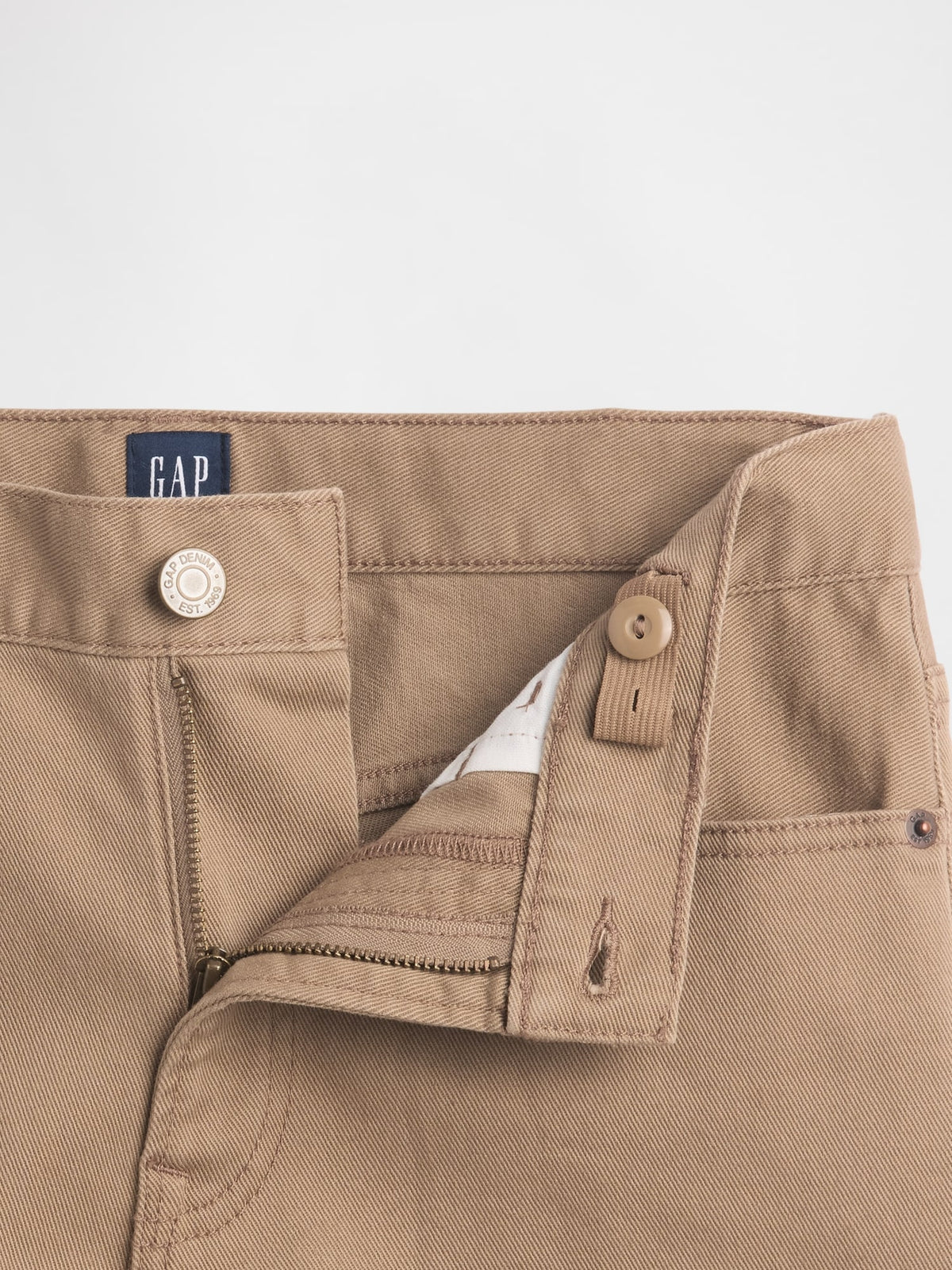 Açık Kahverengi Baggy Jean Pantolon