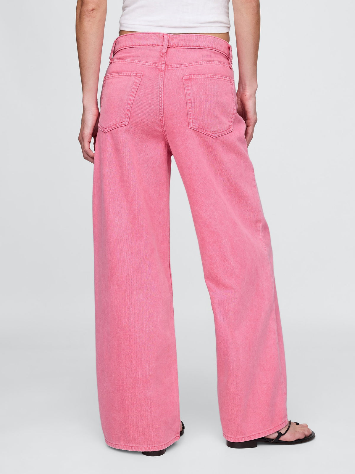 Pembe Mid Rise Ultrasoft Baggy Jean Pantolon