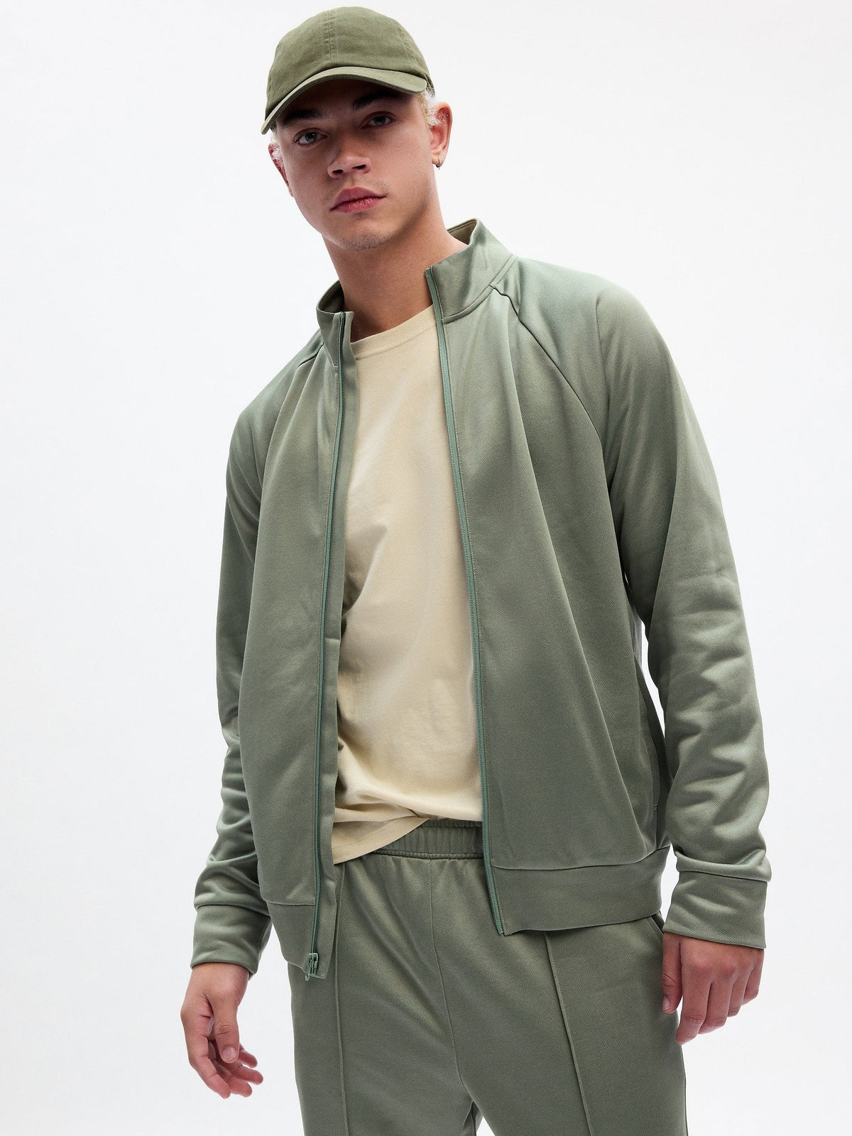Yeşil Gapfit Track Sweatshirt