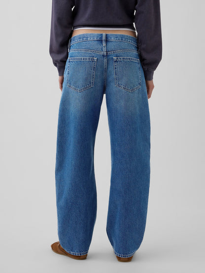 Mavi Low Rise Barrel Jean Pantolon