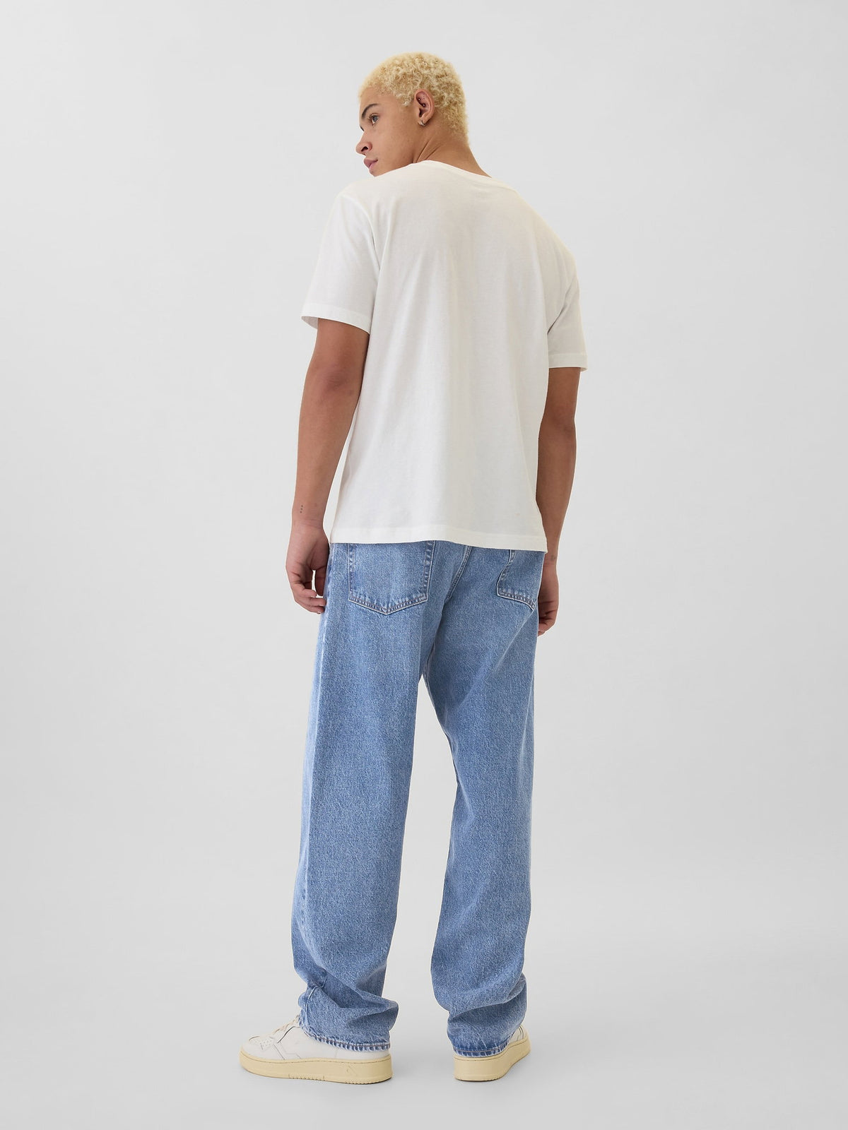 Açık Mavi Baggy Jean Pantolon