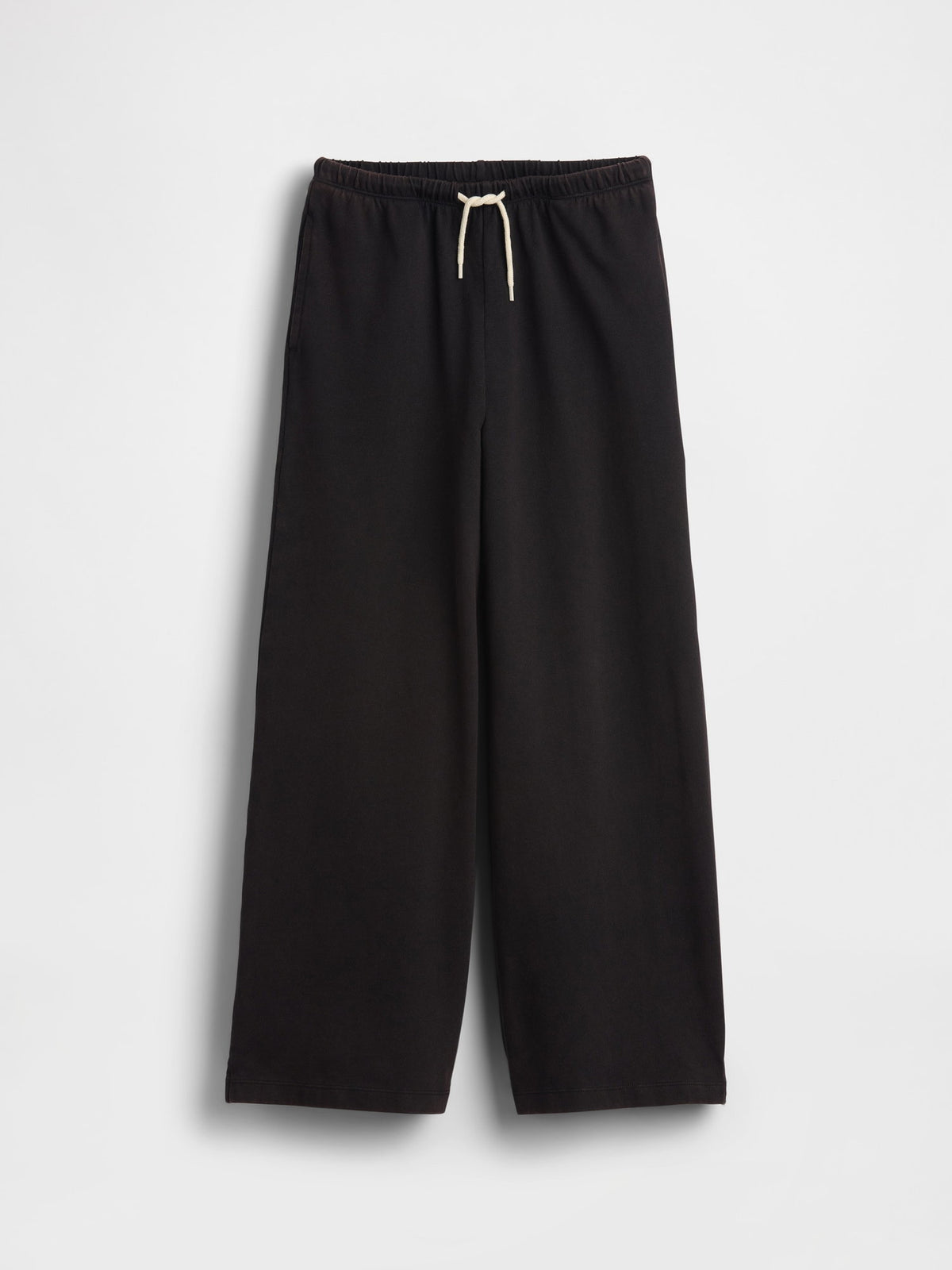 Siyah Kids Relaxed Wide-leg Pantolon