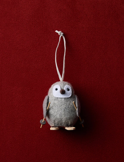 Keçe Detaylı Bebek Penguen Yılbaşı Ağaç Süsü