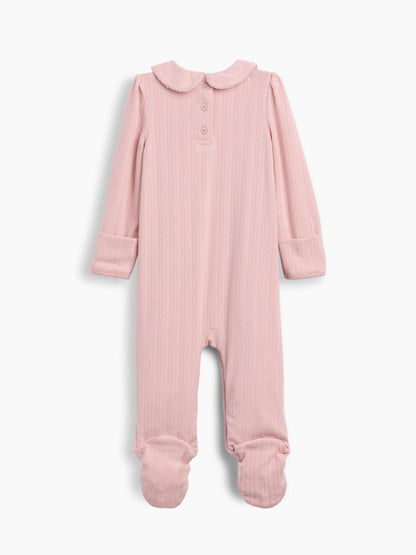 Pembe Softspun Pointelle Tulum